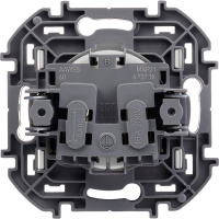 Розетка 2К 16 А 250 В~ INSPIRIA алюминий Legrand/Daccord 673712