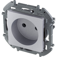 Розетка 2К 16 А 250 В~ INSPIRIA алюминий Legrand/Daccord 673712