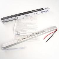 Драйвер светодиодный LED 60w 24v ультратонкий FERON LB001 48014