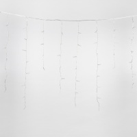 Бахрома светодиодная с эффектом мерцания 3м Соединяемая 200 светодиодов Синий и Провод прозрачный ULD-B3007-200/TTK BLUE-WHITE IP44 Uniel UL-00007210