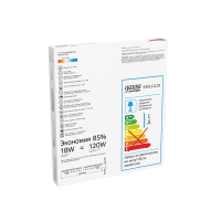 Светильник светодиодный ДВО 18 Вт 3000К 1200 лм 220-240В IP20 D225х22мм монт d210мм Алюминий тонкий Slim Gauss GAUSS 939111118
