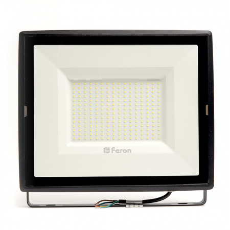 LL-924 29499 Прожектор светодиодный ДО-200w 6400К 19000Лм IP65 черный FERON 