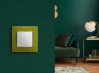 ETIKA Выключатель двухклавишный белый на безвинтовые зажимы 10АХ Legrand/Daccord 672202