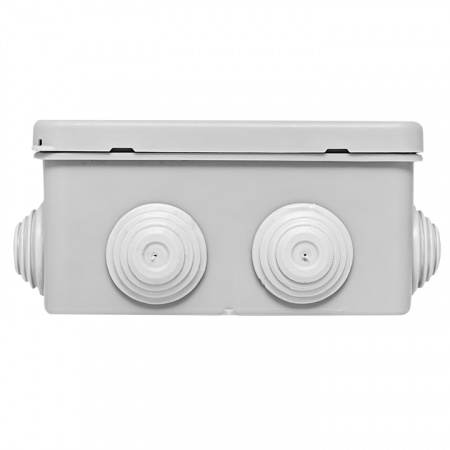 Коробка распределительная КМР-030-014 с крышкой (100х100х50) 10 мембр. вводов IP55 EKF plc-kmr-030-014