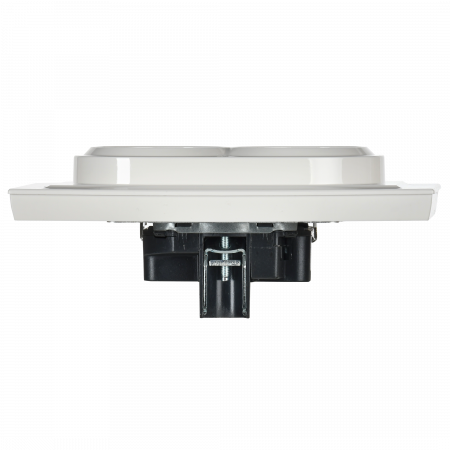 BRITE Розетка двойная с заземлением без защитных шторок 16А в сборе РС12-3-БрБ белый IEK BR-R21-16-K01-F