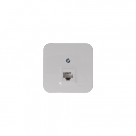 Розетка BLANCA наружная компьютерная RJ45, кат.5e, с изолирующей пластиной, белый Systeme Electric BLNIA045001