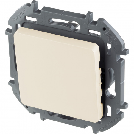 673601 Выключатель одноклавишный INSPIRIA 10 AX 250 В~ слоновая кость Legrand/Daccord 