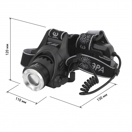Фонарик кемпинговый, ударопрочный, с usb и регулируемым фокусом GA-805 ЭРА Б0039625