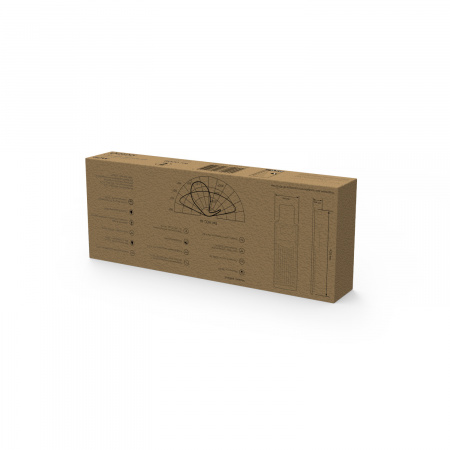 Светильник светодиодный уличный консольный LED ДКУ 80 Вт 8000 Лм 3000К IP65 190-250 В КСС Ш 420х160х57 мм Avenue Gauss GAUSS 629534180