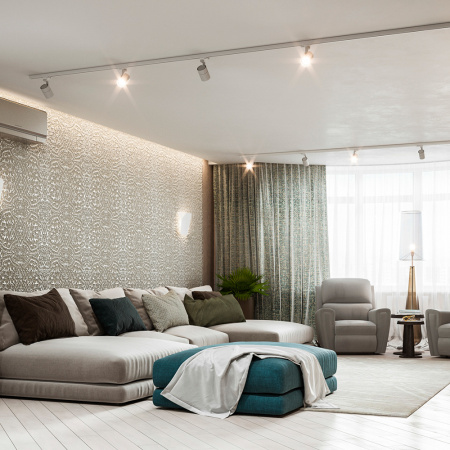 AL141 48712 Светильник светодиодный трековый на шинопровод ДПО-18w 4000К 1440Лм белый Feron.ONE FERON 