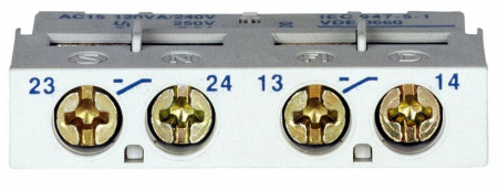 Контакт дополнительный фронтальный для GV2 2НО Schneider Electric GVAE20