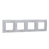 MGU2.008.18 UNICA Рамка 4 поста белая Schneider Electric 