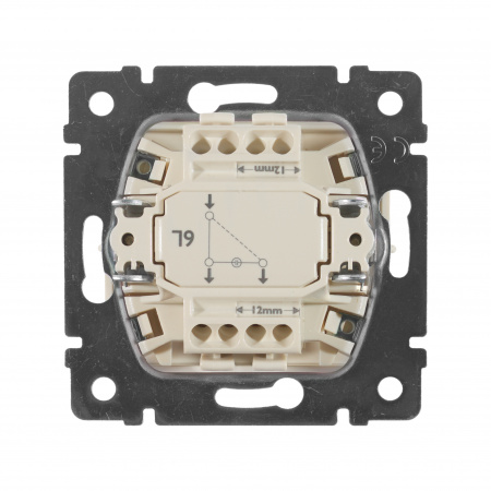 VALENA Переключатель одноклавишный с подсветкой в рамку слоновая кость Legrand 774326