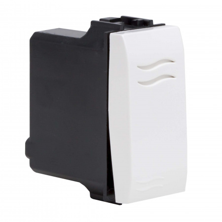 76001B Выключатель одноклавишный, 1 модуль, белый DKC 