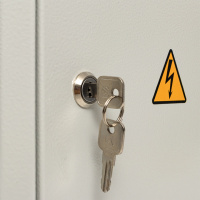 Щит распределительный навесной ЩРн-12з IP31 220х300х120 с замком EKF mb21-12