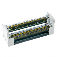 Шина нулевая в корпусе 2х15 125А EKF sn0-2х15