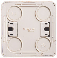 ЭТЮД Выключатель двухклавишный наружный сосна сх.5 Systeme Electric BA10-002D