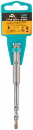 32503М Бур по бетону SDS PLUS с двойной резьбой 6х110 мм MOS 