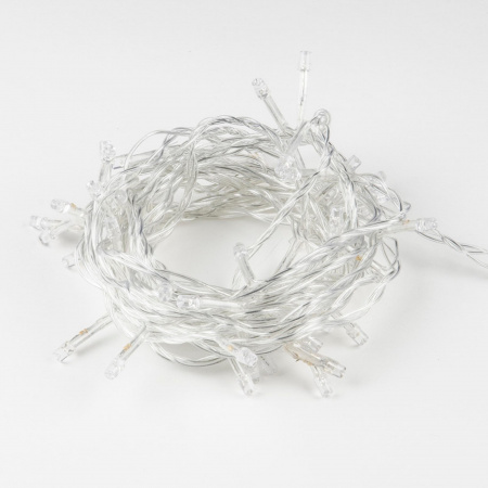 Гирлянда светодиодная с контроллером 5м 50 светодиодов Разноцветный свет Провод прозрачный ULD-S0500-050/DTA MULTI IP20 Uniel UL-00005250