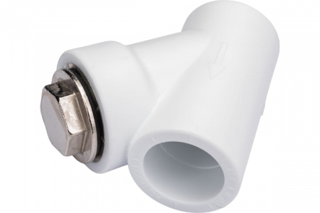 Фильтр 32 ВВ полипропиленовый PPR белый Политэк 9100303201