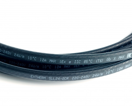 Кабель нагревательный саморегулирующийся 24 Вт/м SXLL24-2CR Ex EXTHERM Extherm SXLL24-2CR