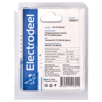 Клемма соединительная  5-контактная (6шт) Elеctrodeel. Диапазон сечений 0.5-2.5 мм2. Номинальный ток/напряжение: 24А/450В. Упаковка: блистер. Electrodeel ED 772-205-b6