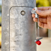 4-лучевой крестовой ключ для стандартных шкафов и систем запирания L-44 мм KN-001102 KNIPEX