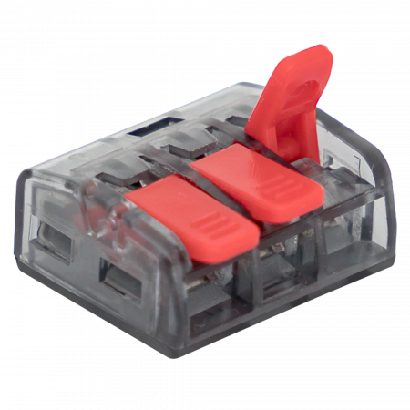 Клемма СМК 221-413 3 отверстия 0.2-4.0 мм2 (100 шт.) PROxima EKF plc-smk-221-413