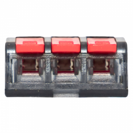 Клемма СМК 221-413 3 отверстия 0.2-4.0 мм2 (100 шт.) PROxima EKF plc-smk-221-413