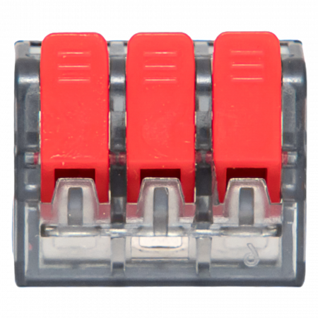 Клемма СМК 221-413 3 отверстия 0.2-4.0 мм2 (100 шт.) PROxima EKF plc-smk-221-413