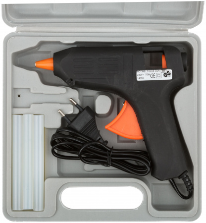 14350 Пистолет клеевой д.11 мм, 15 Вт (70 Вт), в кейсе FIT 