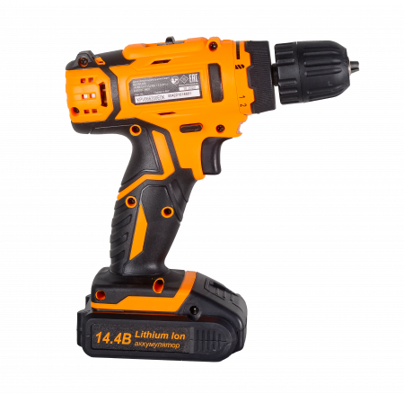 72/14/20 Дрель-шуруповерт аккумуляторная ДА-14Л-2KА (ДА-14Л-2K) (1.5 А/ч) Вихрь 