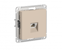 ATLASDESIGN РОЗЕТКА компьютерная RJ45, кат. 5Е, механизм, ПЕСОЧНЫЙ Systeme Electric ATN001283