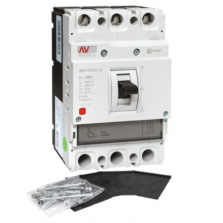Выключатель автоматический AV POWER-2/3 160А 35кА TR EKF mccb-23-160-TR-av