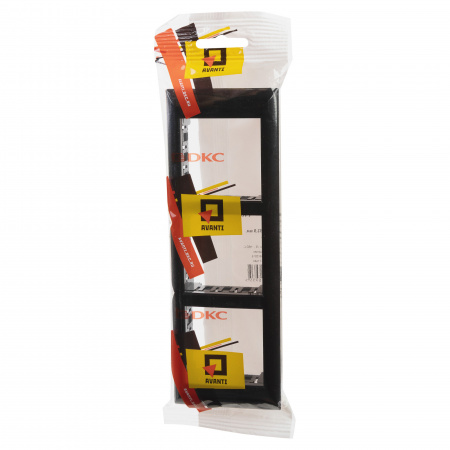 4402916 Avanti Рамка-суппорт черная для In-liner Front, 6 модульная DKC 