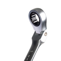 Ключ гаечный комбинированный трещоточный с шарниром 14 мм серия KBT-PROFESSIONAL КВТ 79196