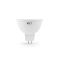 Лампа светодиодная LED 7 Вт 570 лм 6500К AC180-240В GU5.3 софит MR16 холодная Elementary GAUSS 13537