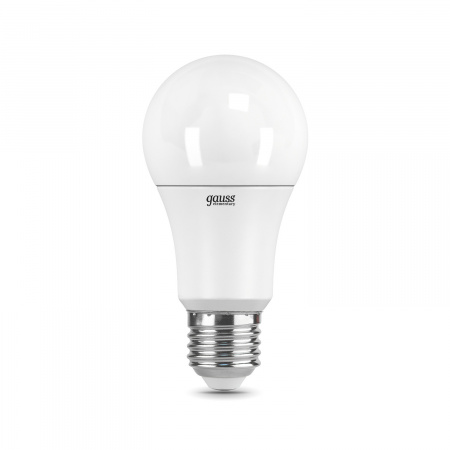 Лампа светодиодная LED 12 Вт 1170 лм 6500К AC180-240В E27 А60 (груша) холодная Elementary GAUSS 23232