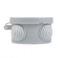 Коробка распаячная с крышкой КМР-040-039 наружная 85х40 АБС серая 4 входа IP54 PROxima EKF plc-kmr-040-039