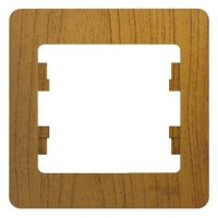 GLOSSA Рамка 1 пост дуб Systeme Electric GSL000501
