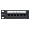 Патч-панель TERACOM 19'' Cat.5E 1U неэкранированная UTP 24 порта RJ-45 110 IDC EKF TRC-PPNL-5EUTP-1U24
