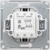 GLOSSA Переключатель двухклавишный схема 6 шоколад в рамку Systeme Electric GSL000865
