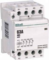 Контактор модульный 4НЗ 63А 230В МК-103 Dekraft 18091DEK