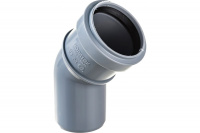 Отвод канализационный 45 град. 50 Политэк 100545