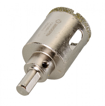 Коронка алмазная по керамограниту/керамике, 35 мм Вихрь 73/10/9/5