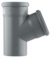 Тройник канализационный 67 град. 110 Ostendorf 115300