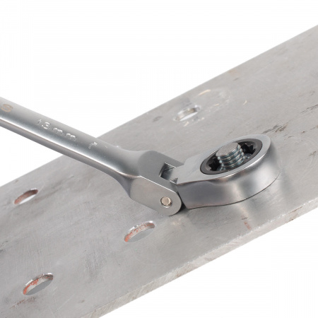 79193 Ключ гаечный комбинированный трещоточный с шарниром 10 мм серия KBT-PROFESSIONAL КВТ 