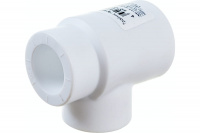 Тройник полипропиленовый PPR переходной 25х20х20мм белый Политэк 9300252020