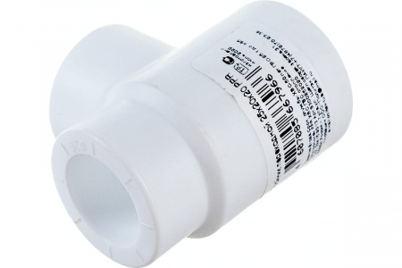 Тройник полипропиленовый PPR переходной 25х20х20мм белый Политэк 9300252020