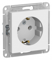 ATLASDESIGN РОЗЕТКА с заземлением, 16А, механизм, ЛОТОС Systeme Electric ATN001343